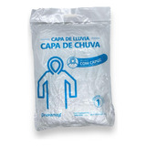 Capa De Chuva C/capuz Transparente S/elástico Punho Prevemax