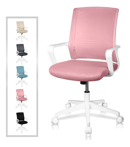 Silla Oficina Ergonómica Giratoria De Escritorio Moderna