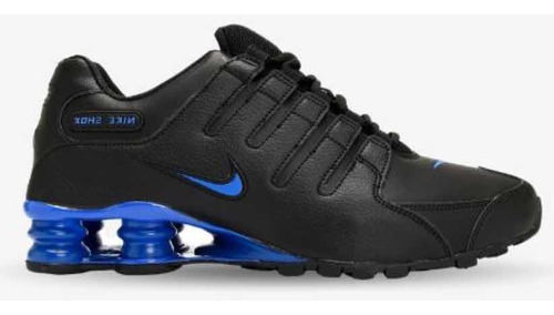 Nike Shox Nz Black And Blue Original Talla: 9.5 Usa - 27.5cm