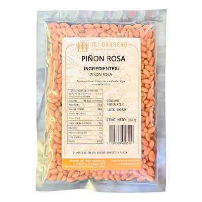 Piñón Rosa Rosado Pelado 100 G Calidad Premium | MercadoLibre