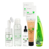 Set Skin Care Aloe Vera Hidrata Humecta Rejuvenecedor 