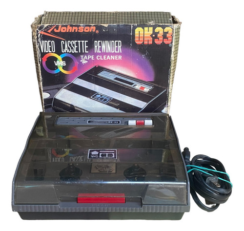 Rebobinador De Video Cassette Rewinder Ok 33