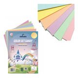 Papel Livro Criativo Color Set Candy A4 120g 24 Folhas 