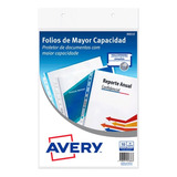 Folio Avery 90010 A4 Fuelle Paquete X10 Unidades + Capacidad