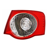 Calavera Vw Bora 2005 - 2010 Ext Rojo/cristal Leds Der Yxy