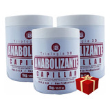 Kit 3 Triologia 3d Quality Hair Anabolizante Triologia 1kg