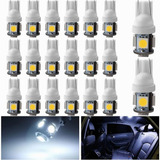 X20 Luces Led Interior Automóvil/t10 Cola Pescado Ampolletas