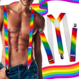 Tirantes Suspenders P/adulto Lgbt Bandera Orgullo Gay Pride