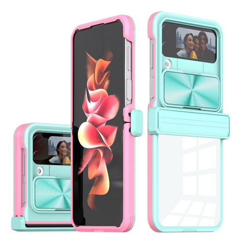 Funda Para Samsung Galaxy Z Flip 4 360 Full Body Con Bisagra