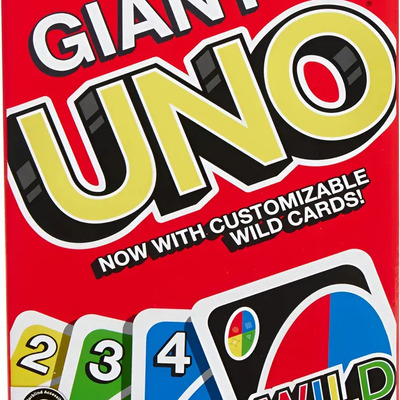 Giant Uno Card Game Produced By Children's Games