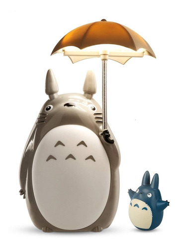 Batvox Totoro - Sombrilla Led De Noche Para Niños, Lámpara D