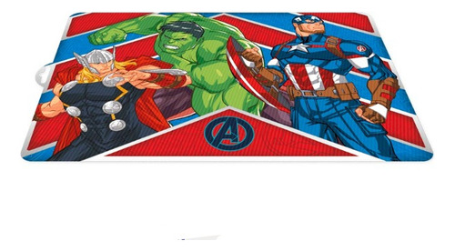 Avengers Mantel Individual Color Rojo