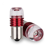 2 Focos Led Estrobo 1157 Bay15d Cuarto Y Stop Rojo