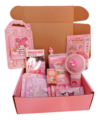 Caja Sorpresa Kawaii Articulos Sanrio My Melody Regalo Niña