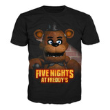Camiseta Nightmare Five Nights At Freddy's Adultos Y Niños