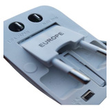 Adaptador De Tomada Europeu Americano Inglês Asiático Bivolt