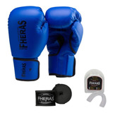 Kit Muay Thai Boxe Luva, Bandagem E Protetor Bucal Original