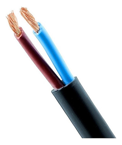 Cable Tipo Taller 2x6 Mm Normalizado Iram 2 X 6 X 100 Mts