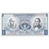 Colombia 1 Peso Oro 7 Agosto 1974