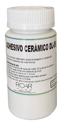 Pegamento Cerámico Piedras Radiantes Placas Infrarrojas 100g