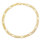 Pulsera Pulso Esclava Oro 10k 3x1 Hueca 4mm 21cm Italy