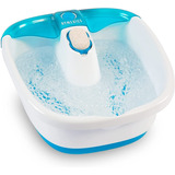 Hidromasajeadora De Pies Homedics Bubble Con Piedra Pomez Color Blanco Y Azul