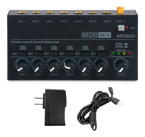 Mini Extensión Mixer Line Ultra Audio Para Submezcla Para Me