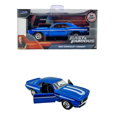1969 Chevrolet Camaro Jada 1:32 Azul Rápidos & Furiosos Colección | Envío gratis