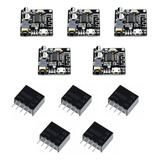 5x Mini Placa Receptor Bluetooth 5.0 + 5x Isolador B0505 5v