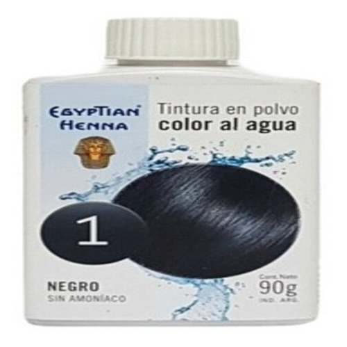 Egyptian Henna Tintura En Polvo Color Al Agua X 90grs