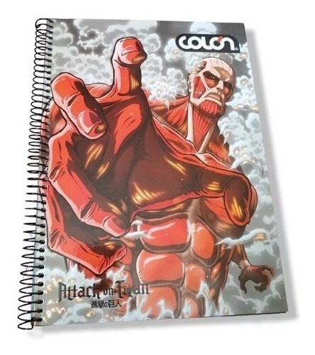 Cuaderno Triple Attack On Titan Colon 150h Tapa Dura Unidad