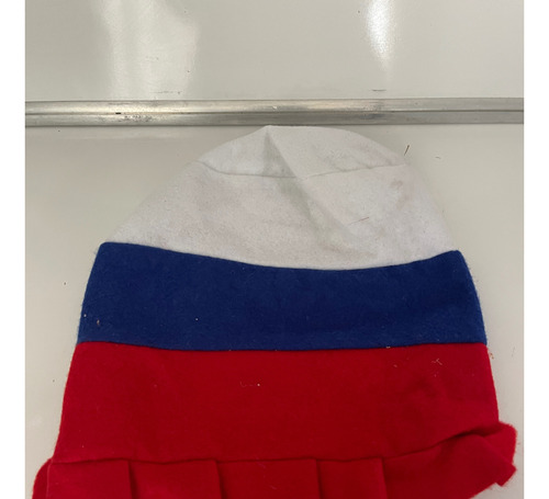 Gorro Tricolor Blanco Azul Rojo  De Chile