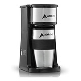 Adirchef Grab N Go Cafetera Personal Con 15 Oz. Taza De Viaj