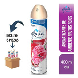 6 Pz - Glade Aromatizante 345g/ 400ml Frutos Rojos