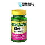 Biotina 10000 Spring Valley - Unidad a $1262