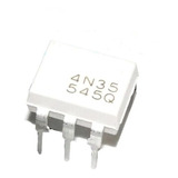 Pack De 5 Optoacoplador 4n35 Salida A Transistor Npn 