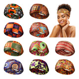 Canlierr 10 Diademas Africanas Con Estampado Bohemio, Turban