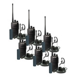 6 Radios Uhf Pro1000 16 Canales Compatible Kenwood Motorola