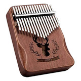 Piano Kalimba 17 Teclas Caoba