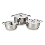 Set De Ollas 6 Piezas Bateria De Cocina 420-6s