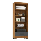 Módulo Closet 1 Gaveta Smart Versatile Espresso Móveis Wt