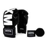 Luva De Muay Thai Mxm - Black - Maximum + Bandagem 5m