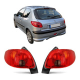 Juego Faro Trasero Peugeot 206, 2004/2007  Calidad