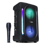 Caixa De Som Bluetooth Grande Amplificada Microfone Led Fm 