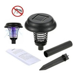 Lampara Luz Solar Mata Mosquitos Insectos Masca Uv 2 Modos  