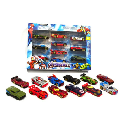 Carritos De Coleccion Escala Coches Juguete De Metal Cars Los Vengadores 1:43 Regalos Para Niños Regalo De Cumpleaños Regalos De Navidad Y Regalos De Halloween | Meses sin interés