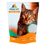 Areia Para Gato Fina Micro Sílica Higiênica 1,6kg Prime Pet X 1.6kg De Peso Neto  Y 1.6kg De Peso Por Unidade