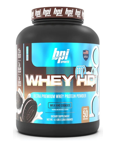 Proteina Bpi Whey Hd 4.5 Lbs 50 Servicios