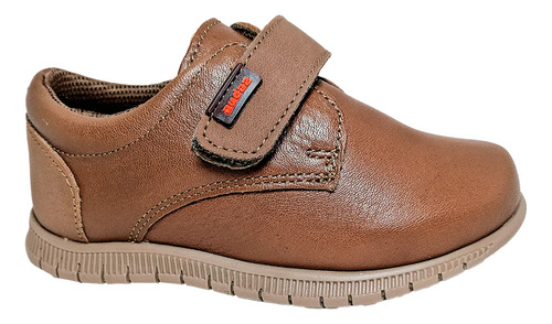 Zapato De Vestir Formal Niño Cafe Coqueta Y Audaz 159304-m