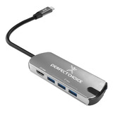 Adaptador Perfect Choice Pc-101246 Usb-c A Hdmi - Usb-a 3 /v